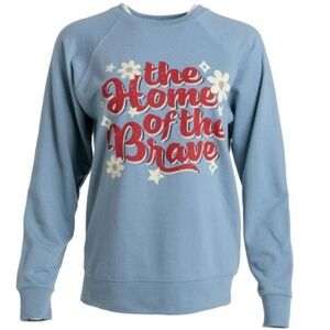 Home of the Brave graphic sweatshirt